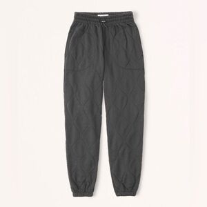 Abercrombie Quilted Jogger Lounge Sweatpants Soft AF Collection XS